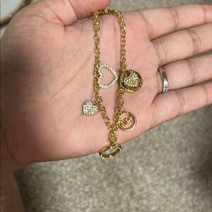 Michael Kors Gold Charm Bracelet